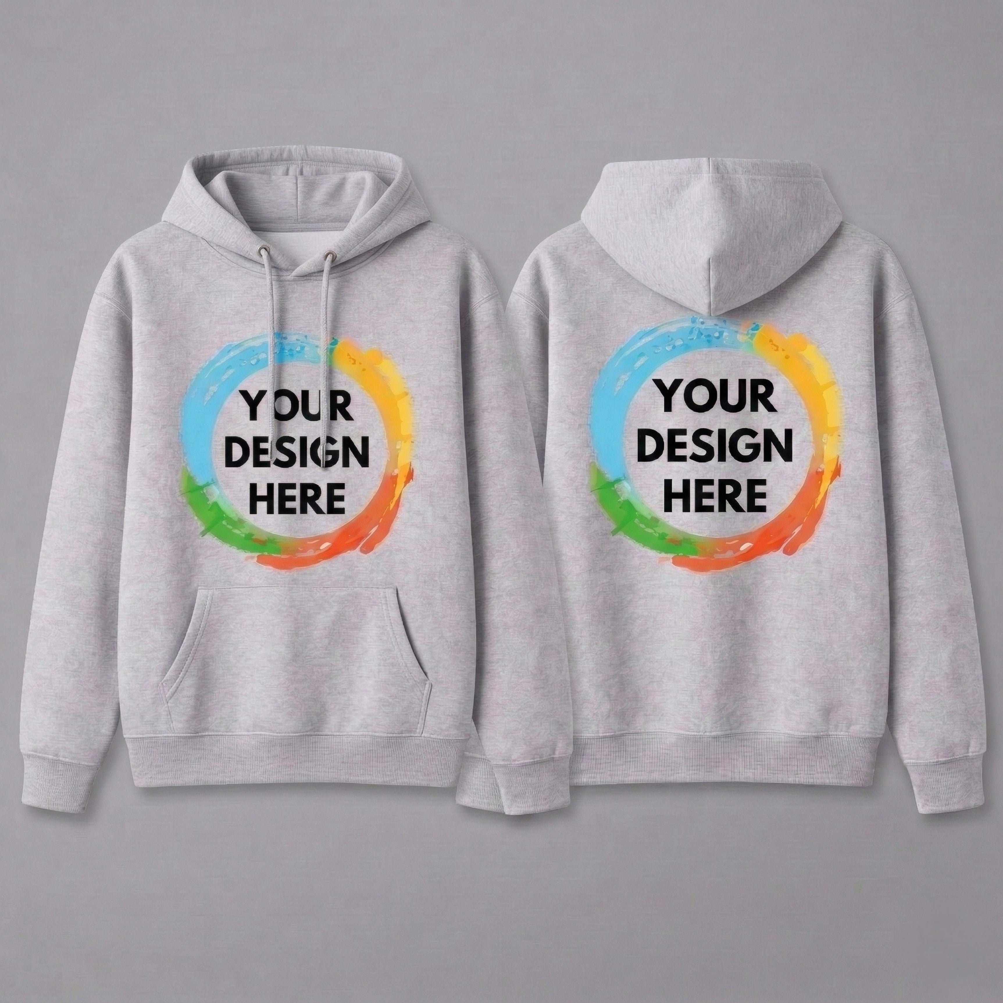 Custom Hoodie Only For One Hoodie Front and Back Design Same Day Printing and Shipping
