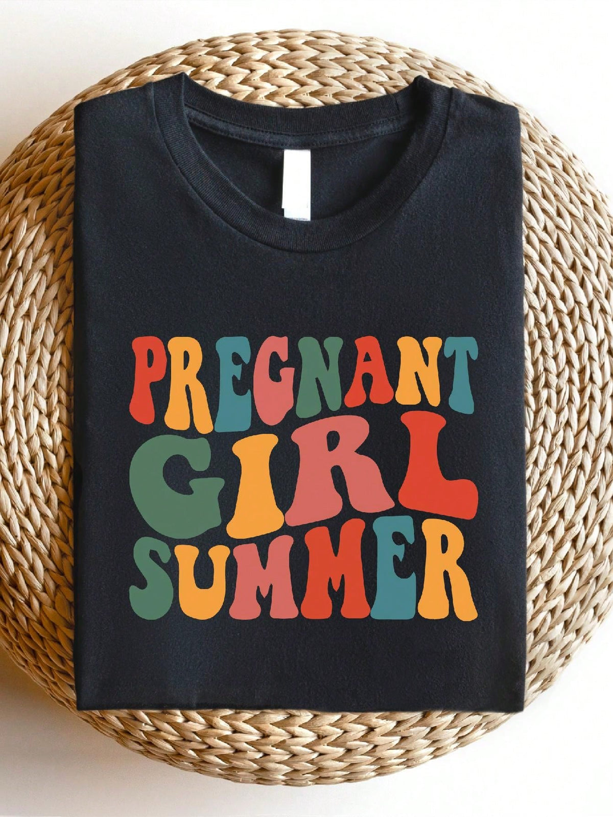 Pregnant Girl Summer T-Shirt