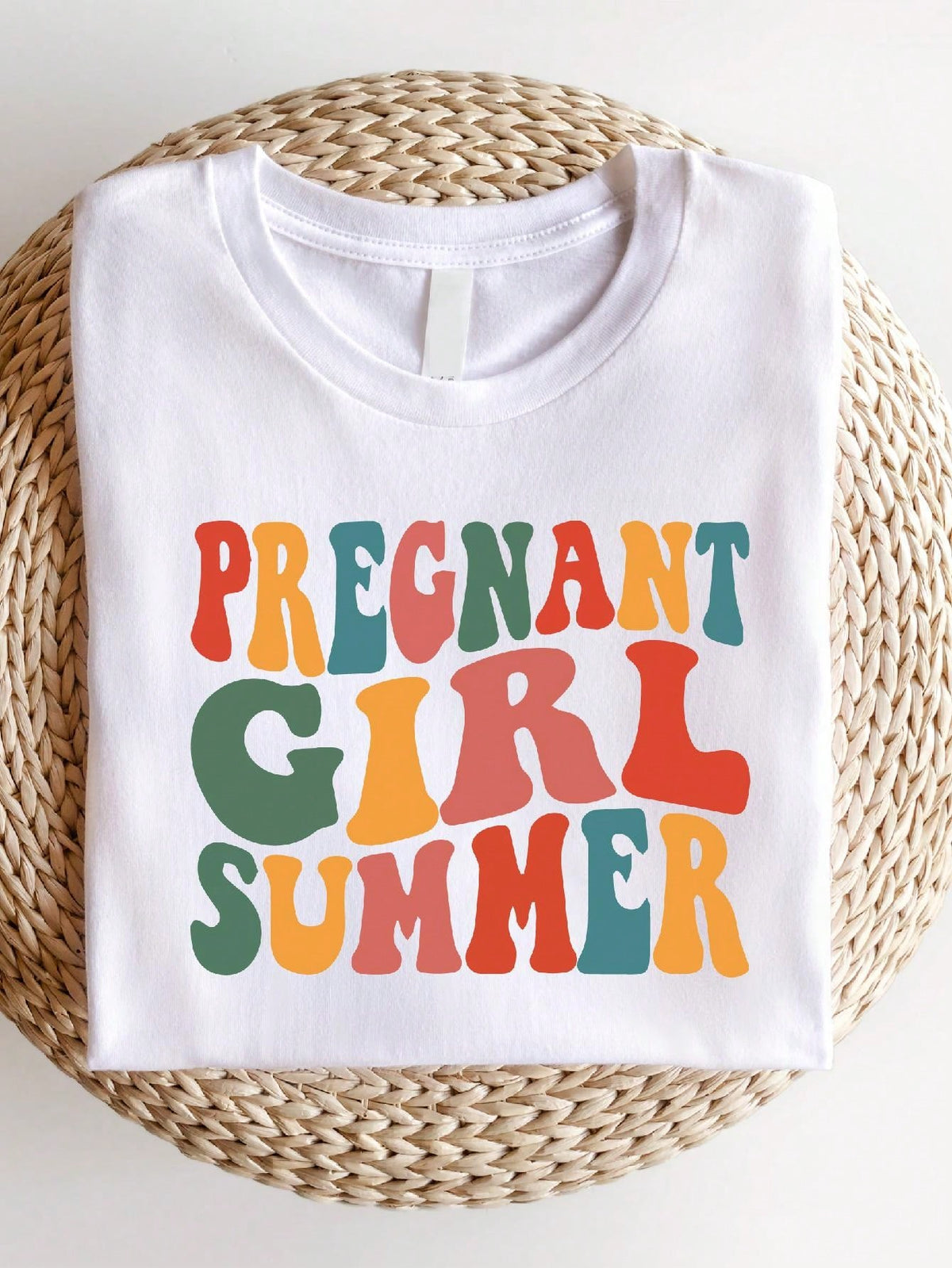 Pregnant Girl Summer T-Shirt
