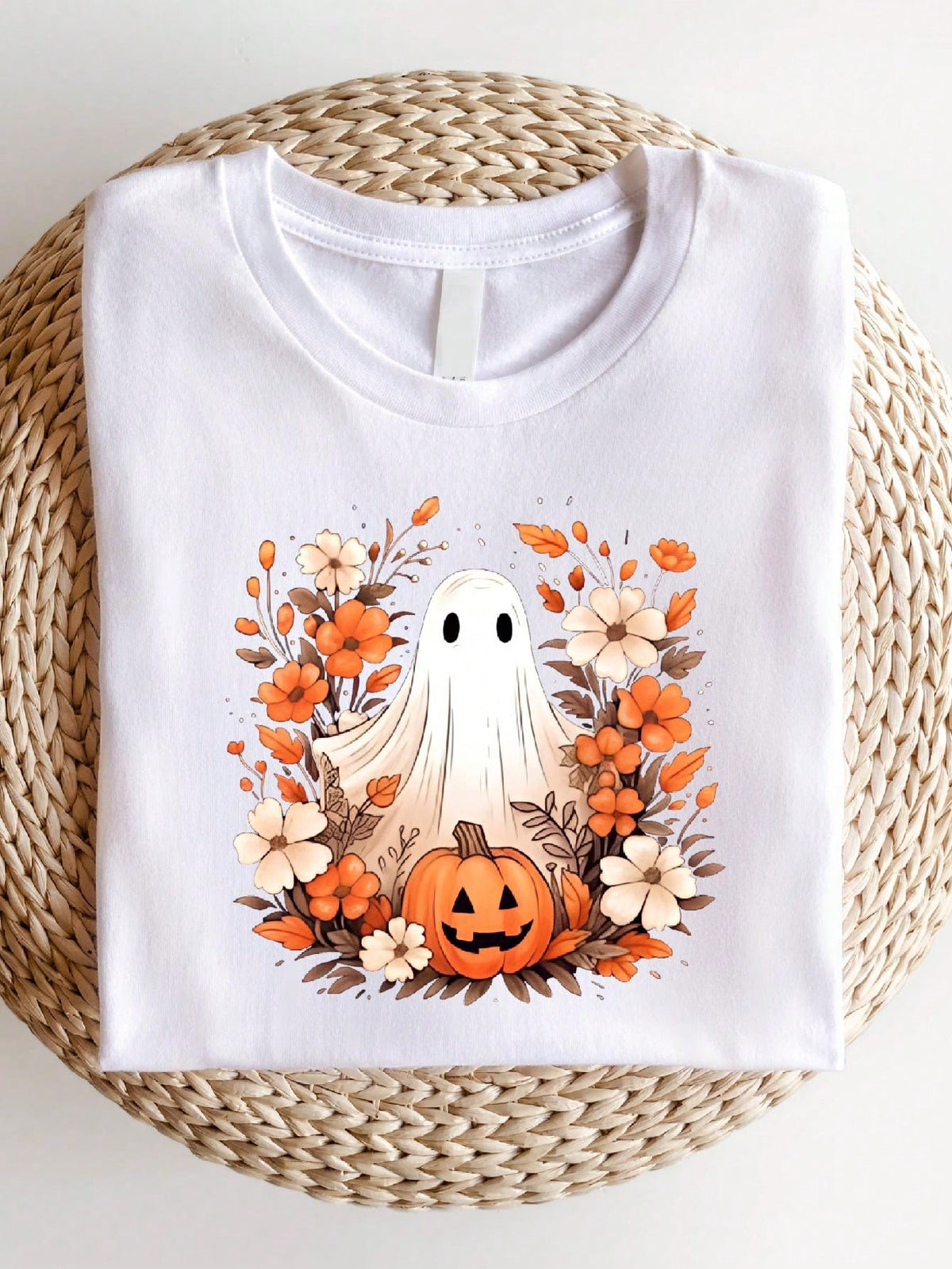 Fall Ghost Pumpkin T-Shirt