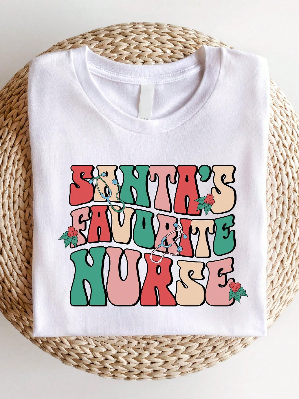 Santa's Favorite Nurse T-Shirt