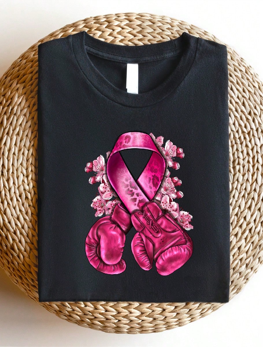 Breast Cancer Boxing Gloves T-Shirt