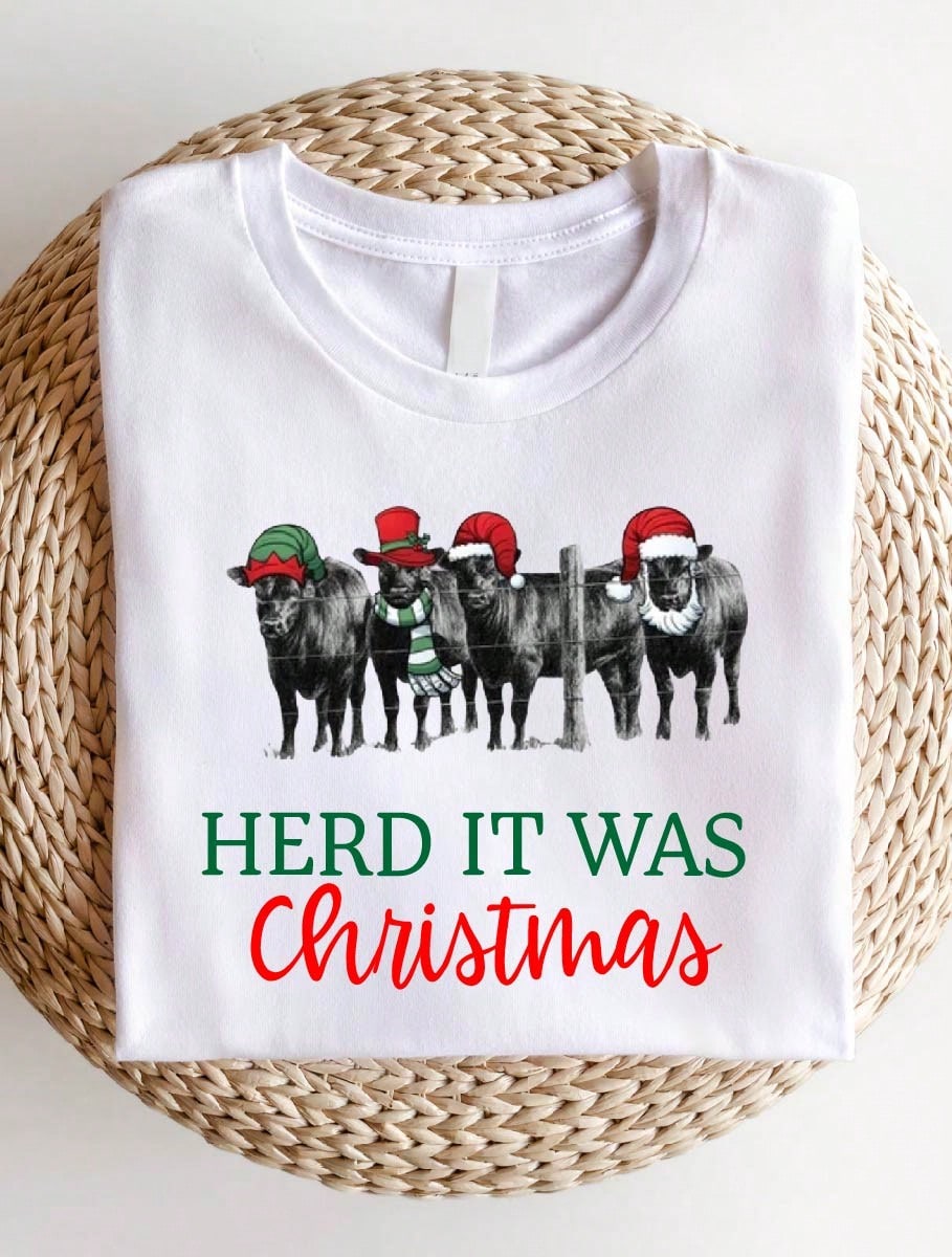 Herd It Was Christmas T-Shirt