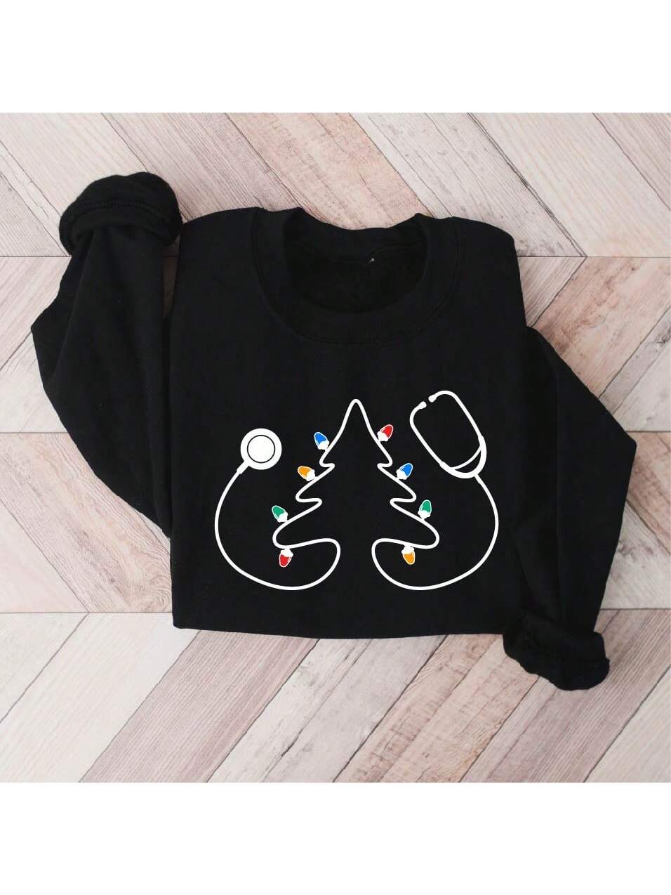 Christmas Nurse Stethoscope Sweatshirt