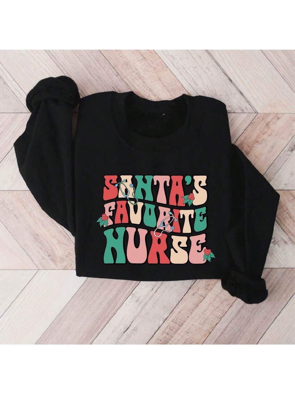 Santa's Favorite Nurse Sweatshirt