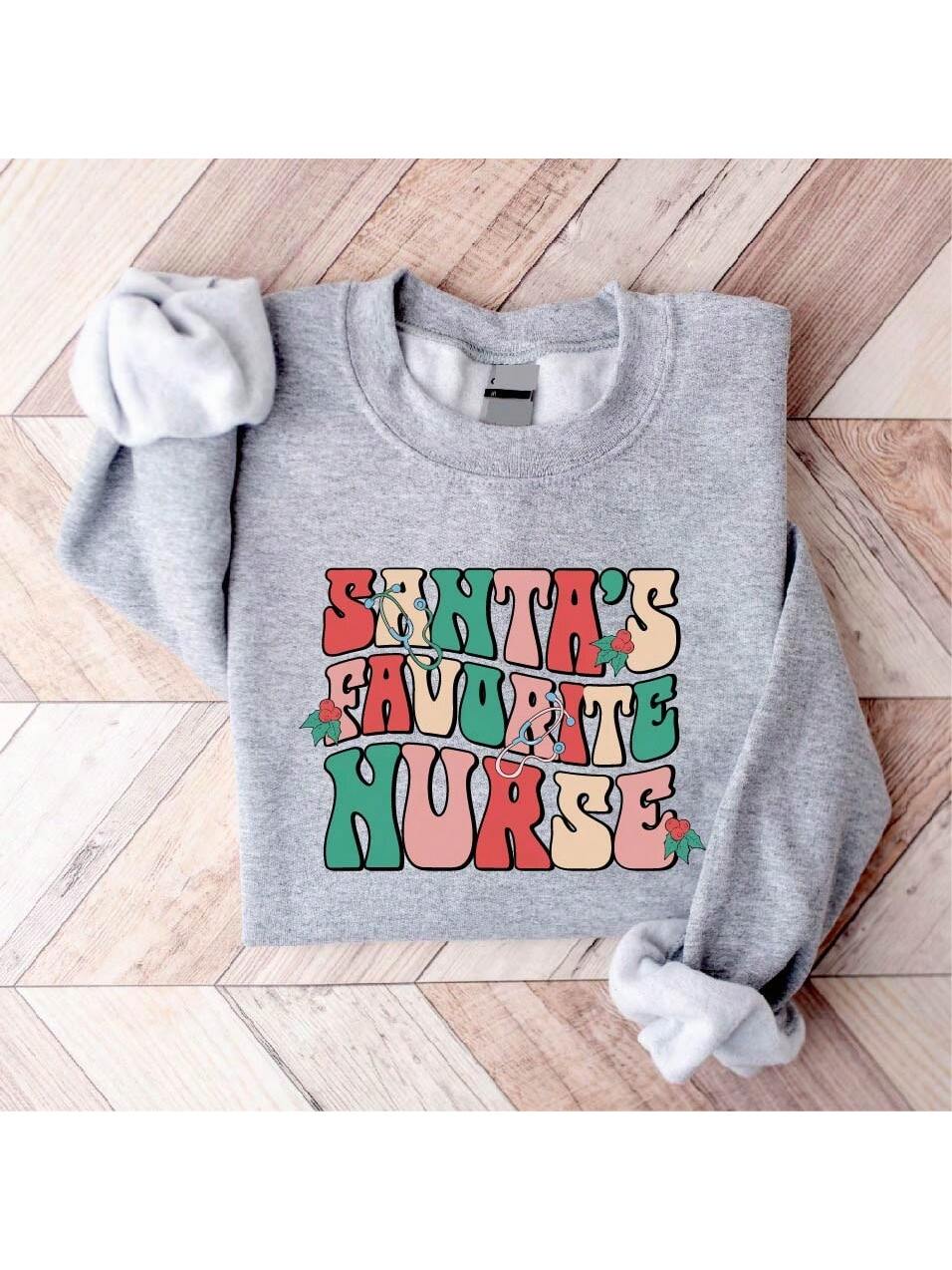 Santa's Favorite Nurse Sweatshirt
