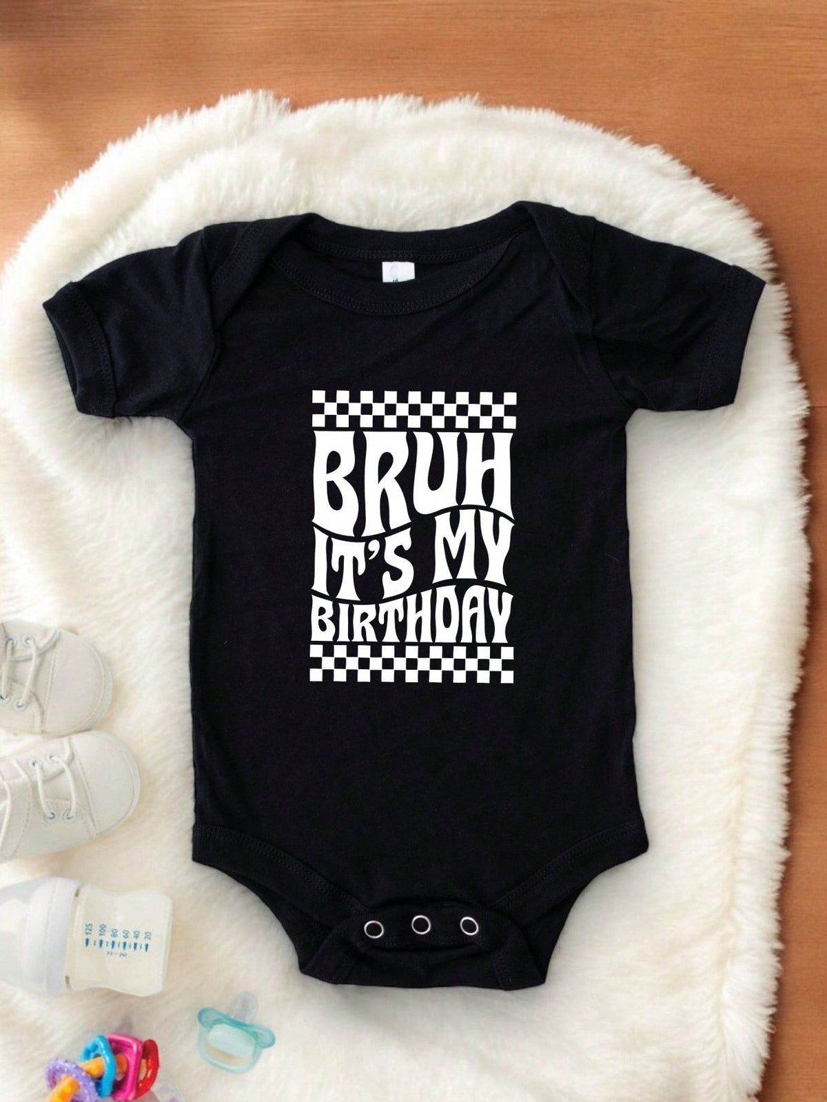 Bruh It's My Birthday Bodysuit