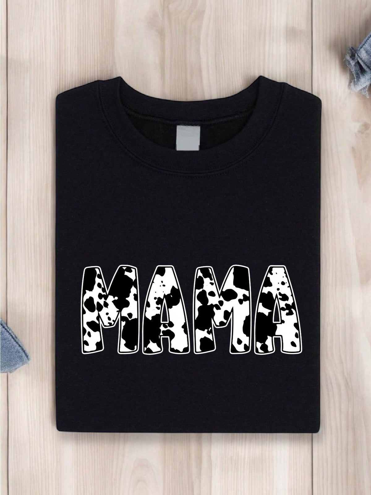 Mama Cow Print T-Shirt