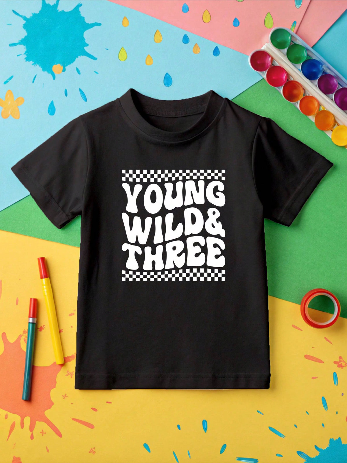 Young Wild And Three Kids Bodysuit