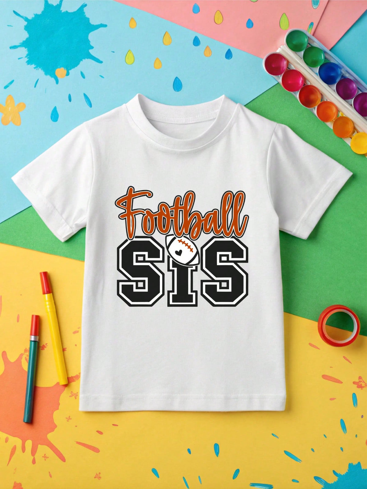Football Sis Kids T-Shirt