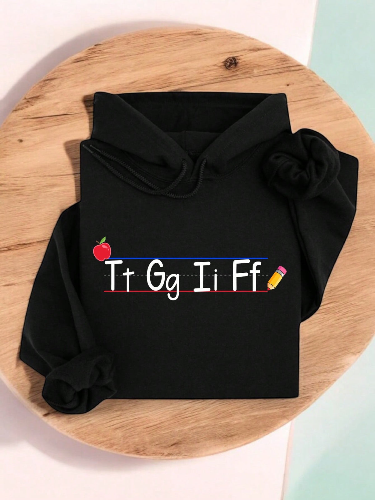 Tt Gg Ff Alphabet Hoodie