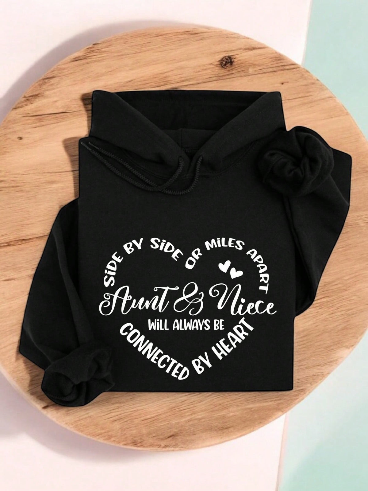 Aunt And Niece Will Alwayes Connected By Heart Hoodie
