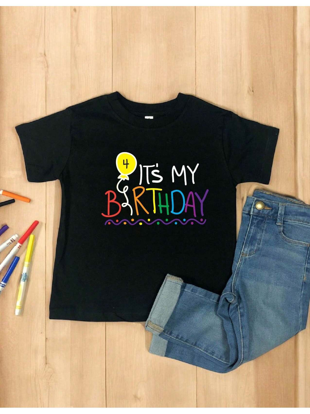 It's My Fourth Birthday Kids T-Shirt