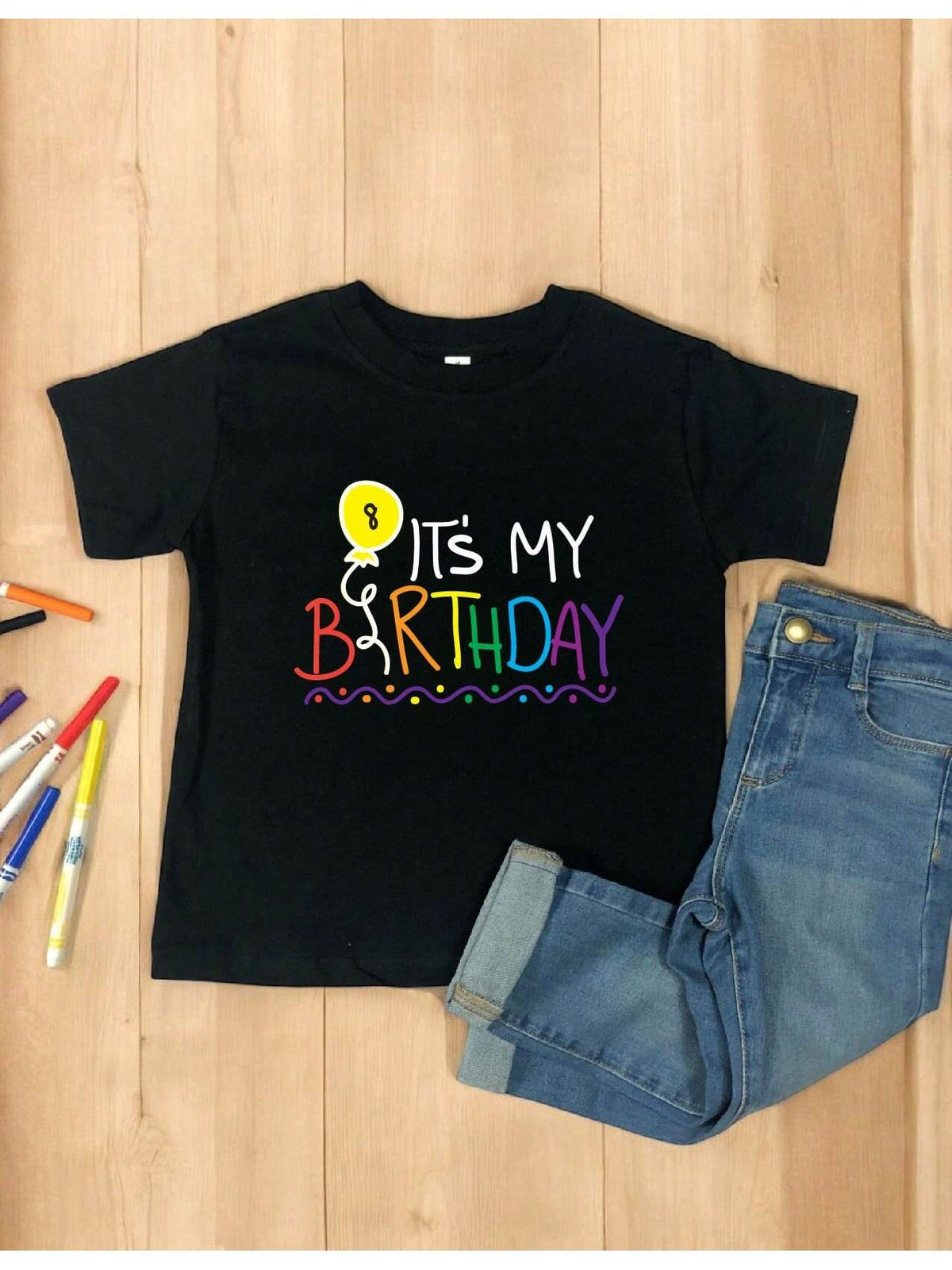 It's My Eight Birthday Kids T-Shirt