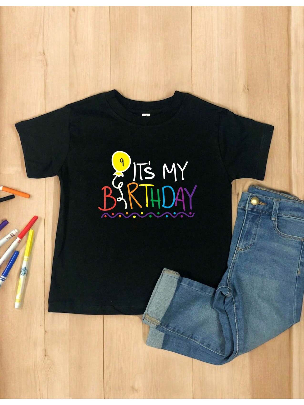 It's My Ninth Birthday Kids T-Shirt