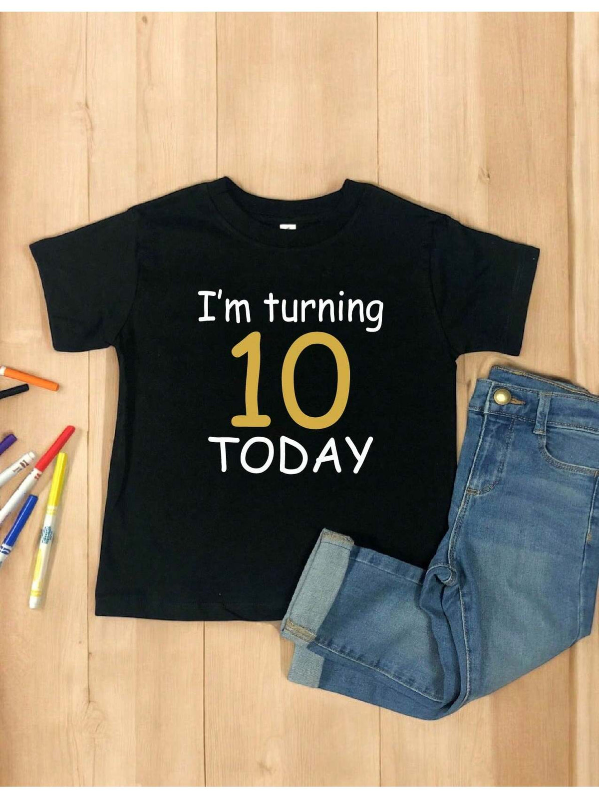 I Am Turning Ten Kids T-Shirt