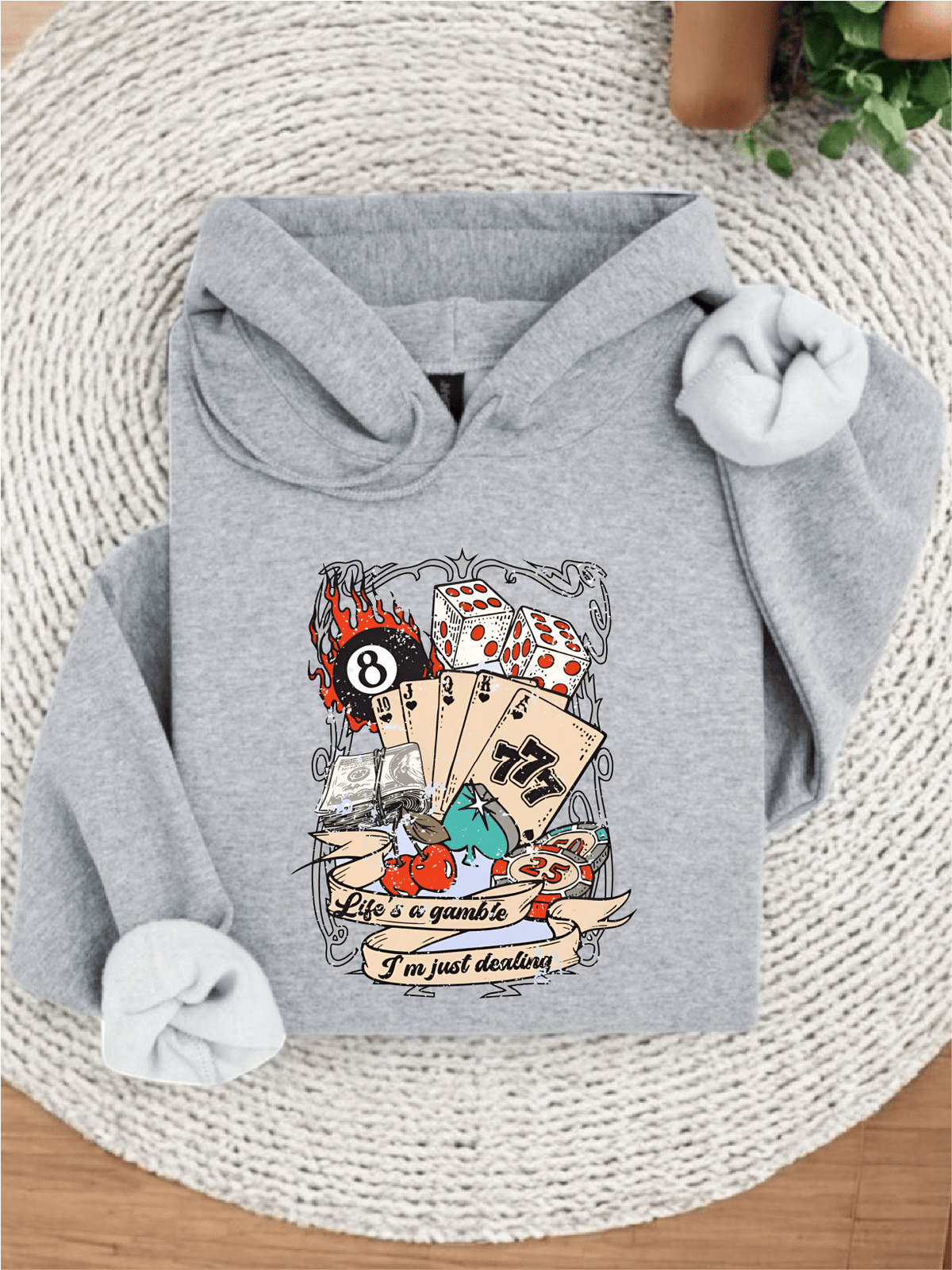 Life's A Gamble I'm Just Dealing Hoodie