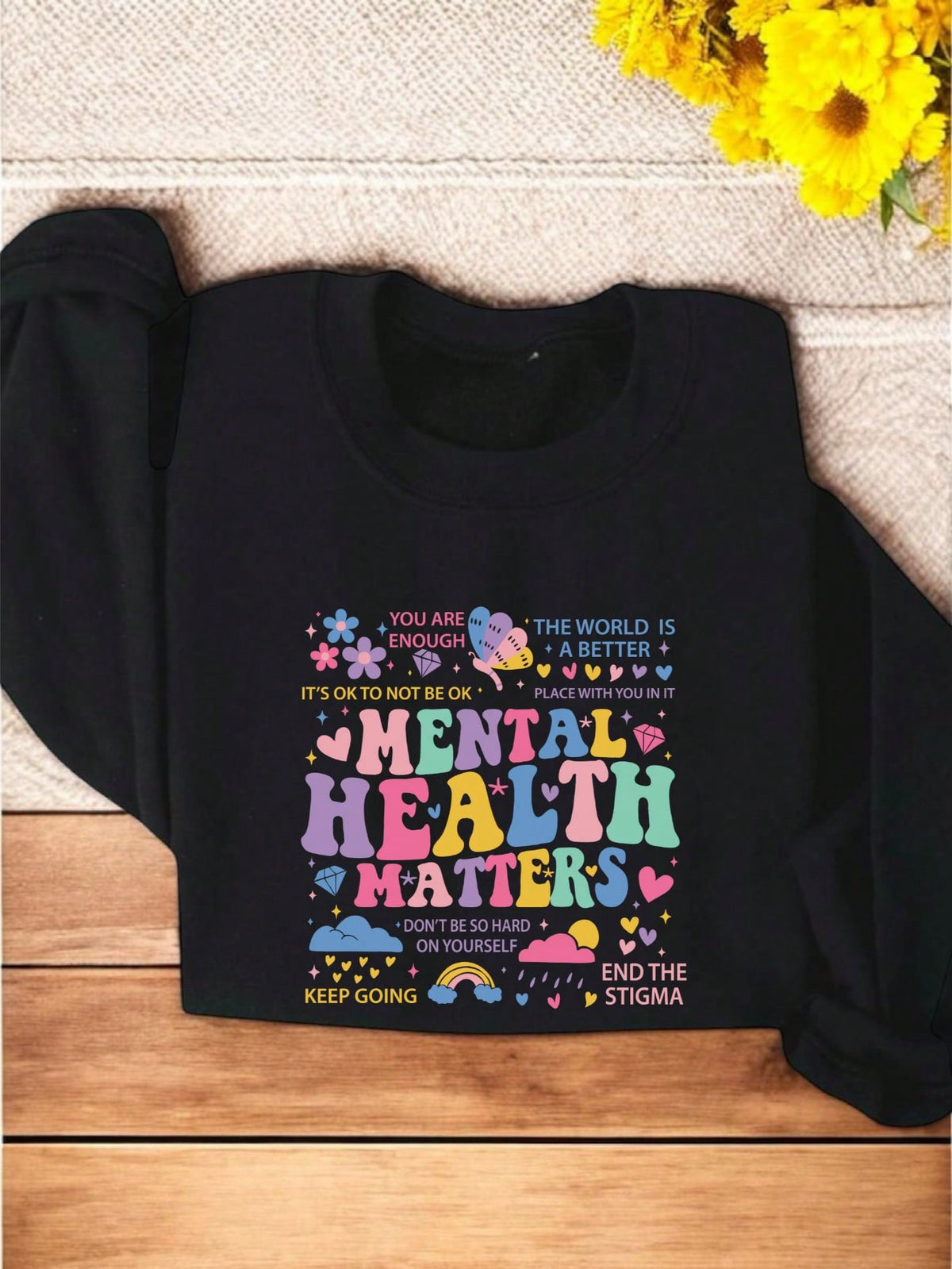 Groovy Mental Health Matters Sweatshirt