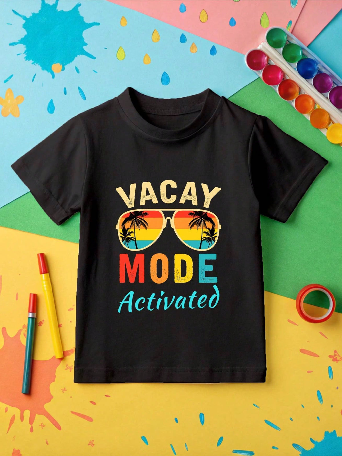 Vacay Mode Activated Kids Bodysuit