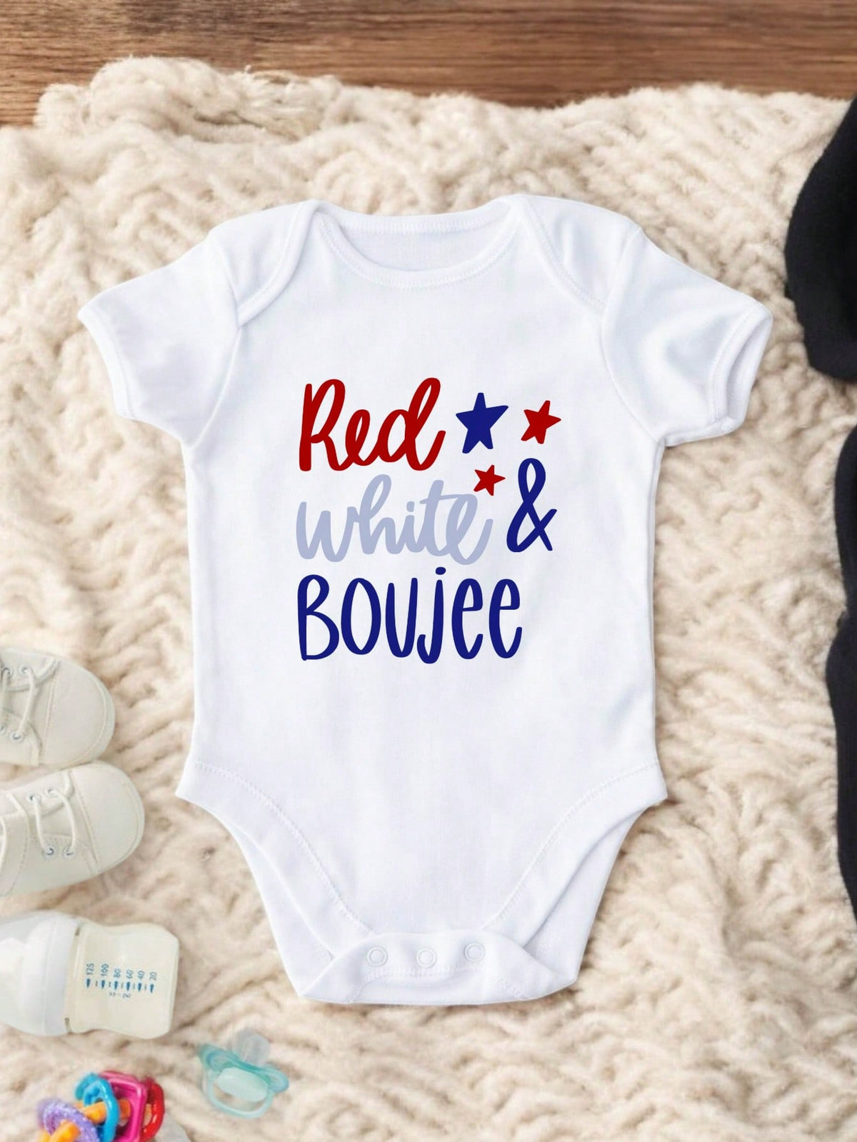 Red White And Boujee Bodysuit