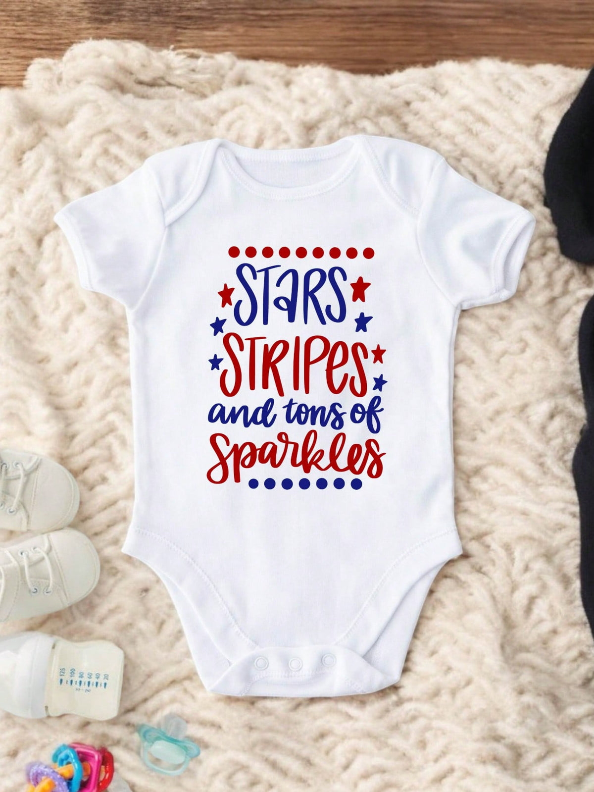 Stars Stripes And Sparkles Bodysuit