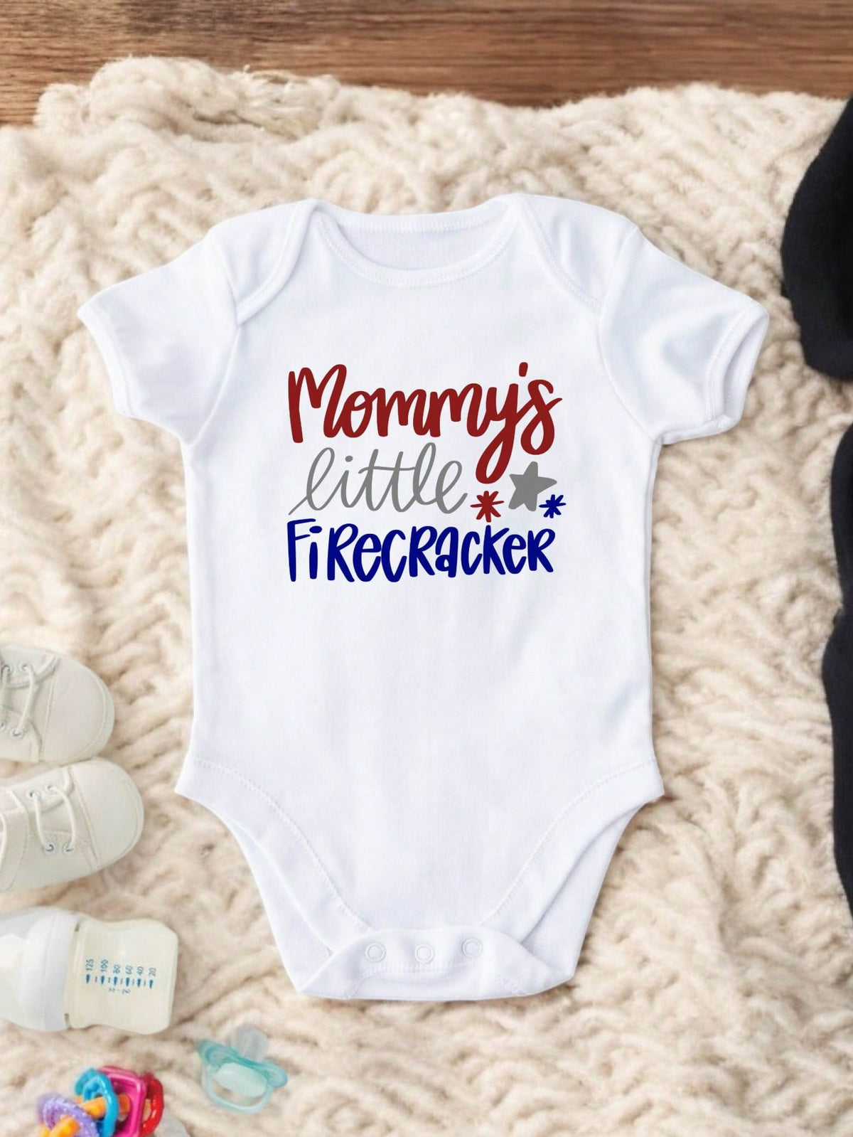 Mommy's Little Firecracker Bodysuit