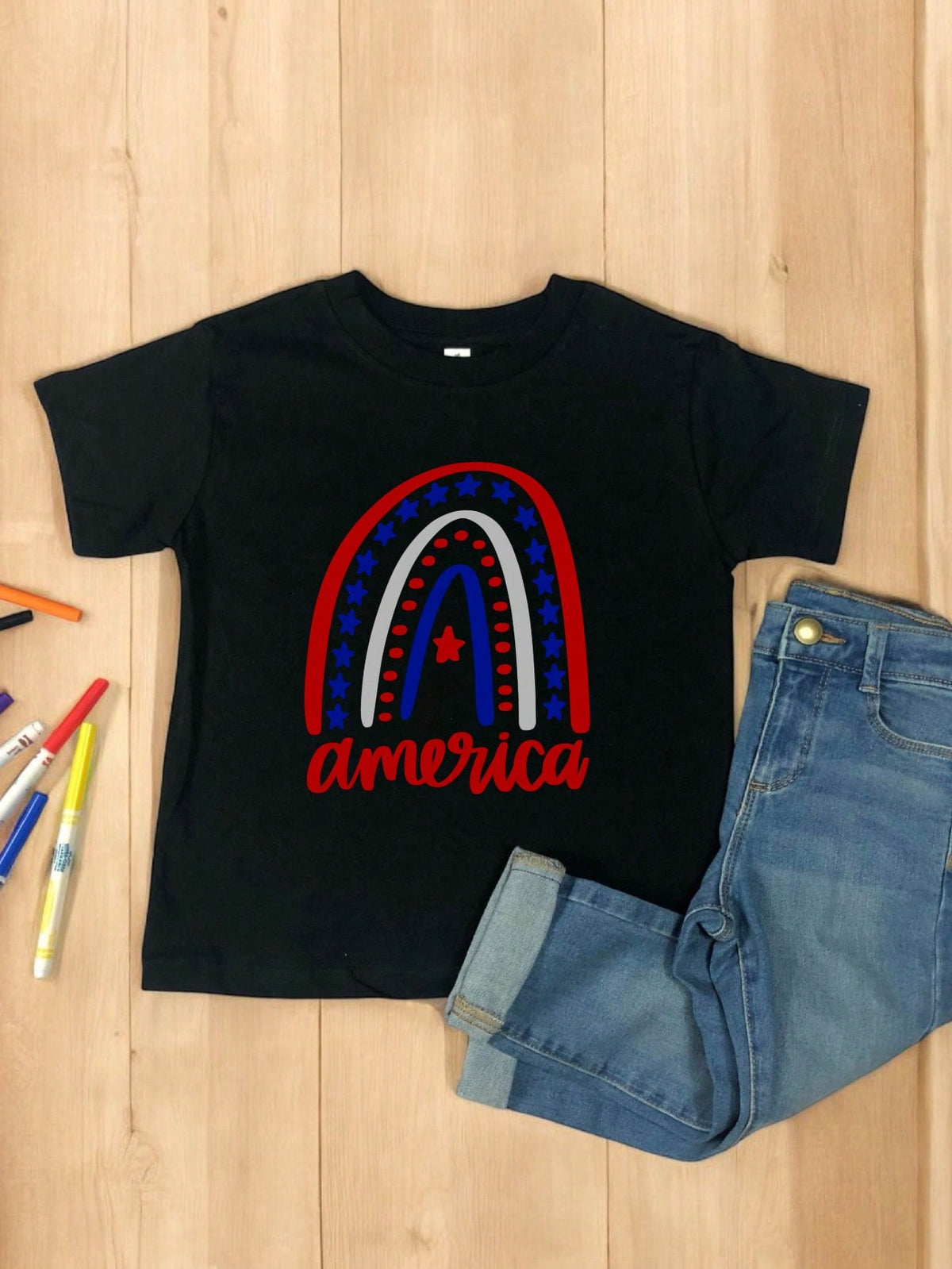 America Rainbow T-Shirt