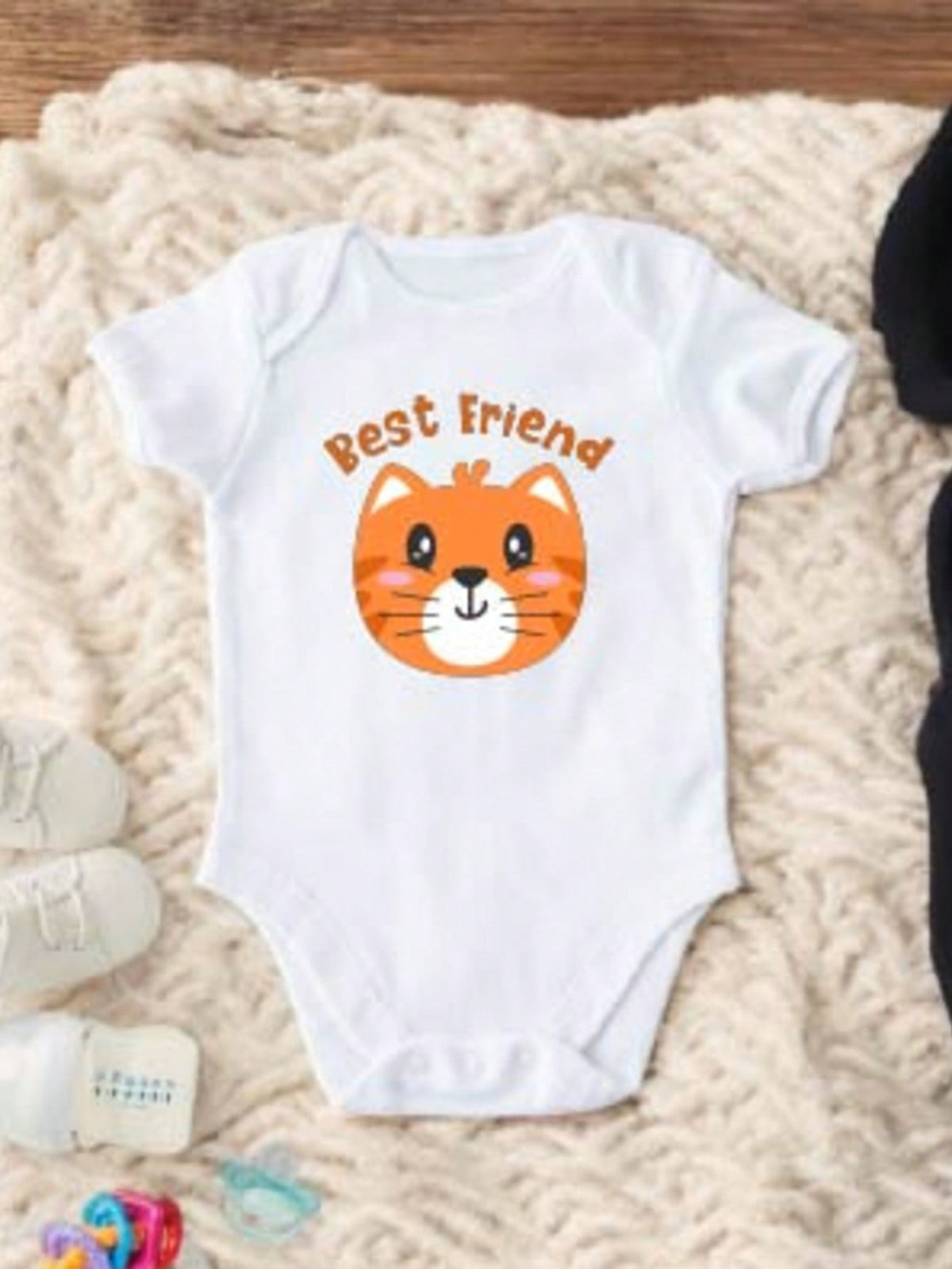 Best Friend Cat Kids Bodysuit