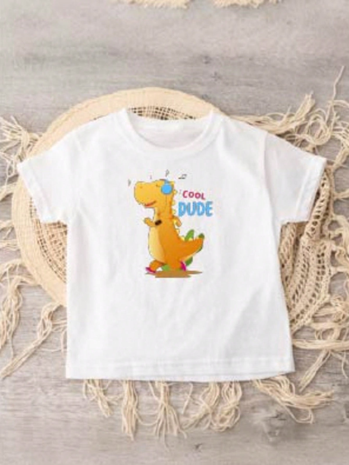 Cool Dude Dinosaur Kids T-Shirt