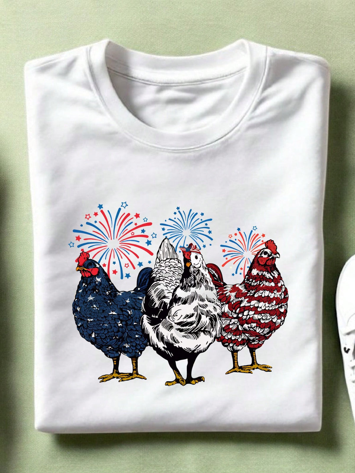 Patriotic USA Chicken T-Shirt