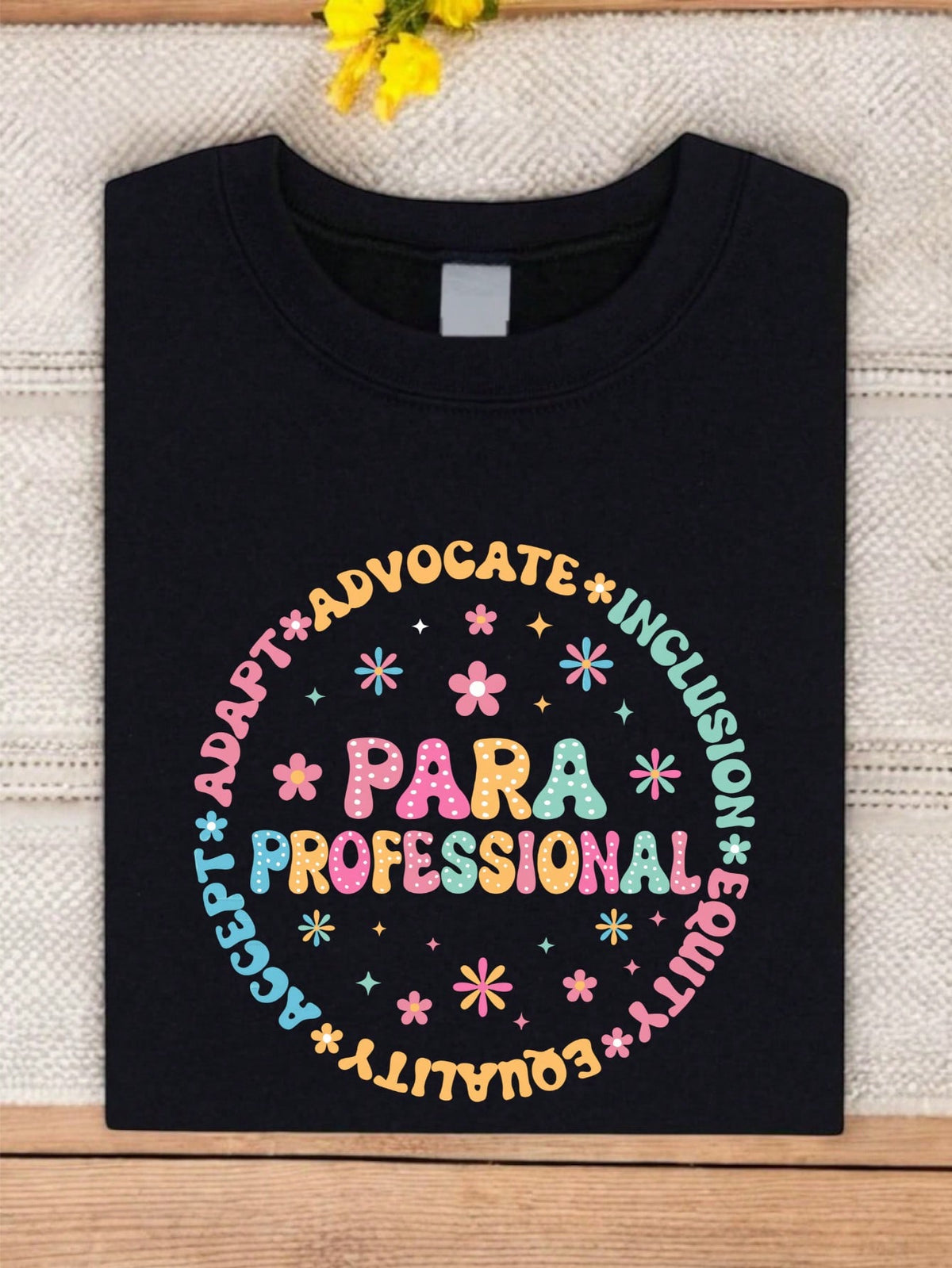 Floral Paraprofessional T-Shirt