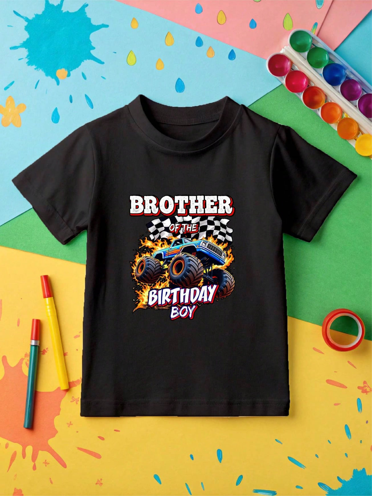 Brother Of The Birthday Boy Kids Bodysuit