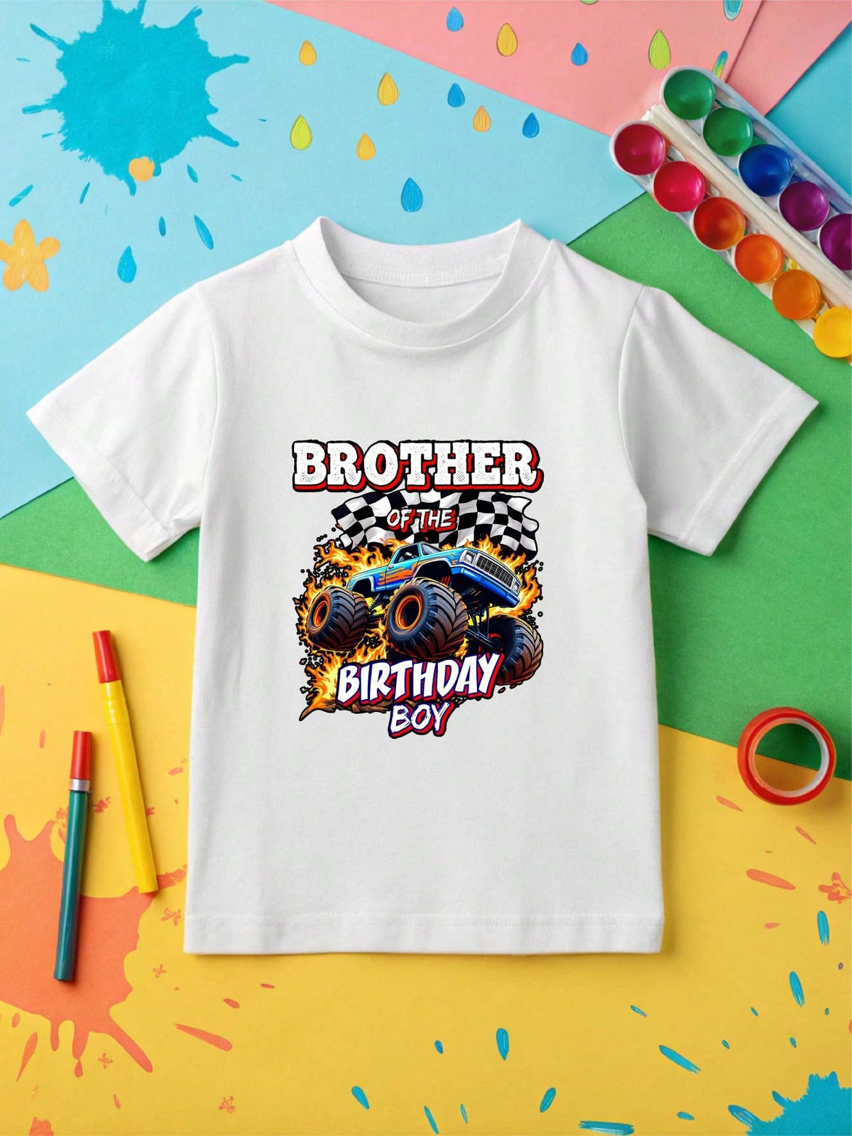 Brother Of The Birthday Boy Kids Bodysuit