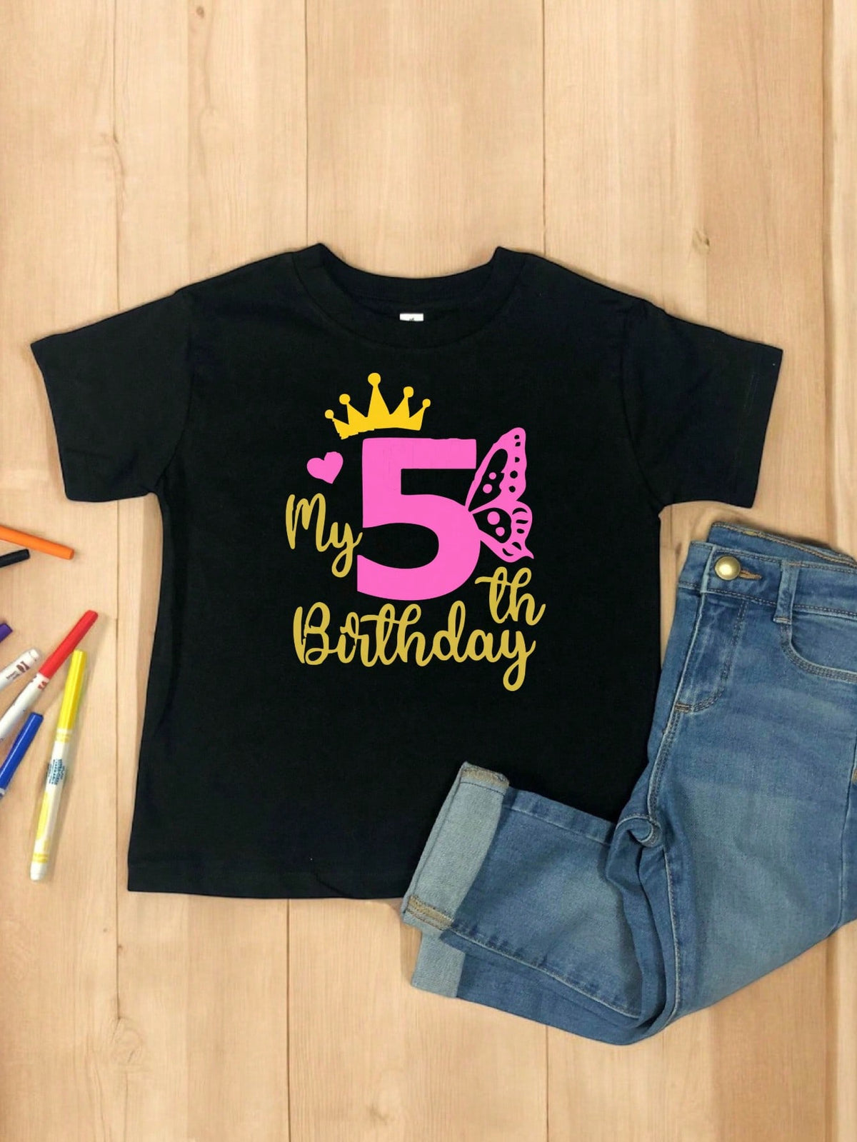 My Fifth Birthday Kids T-Shirt