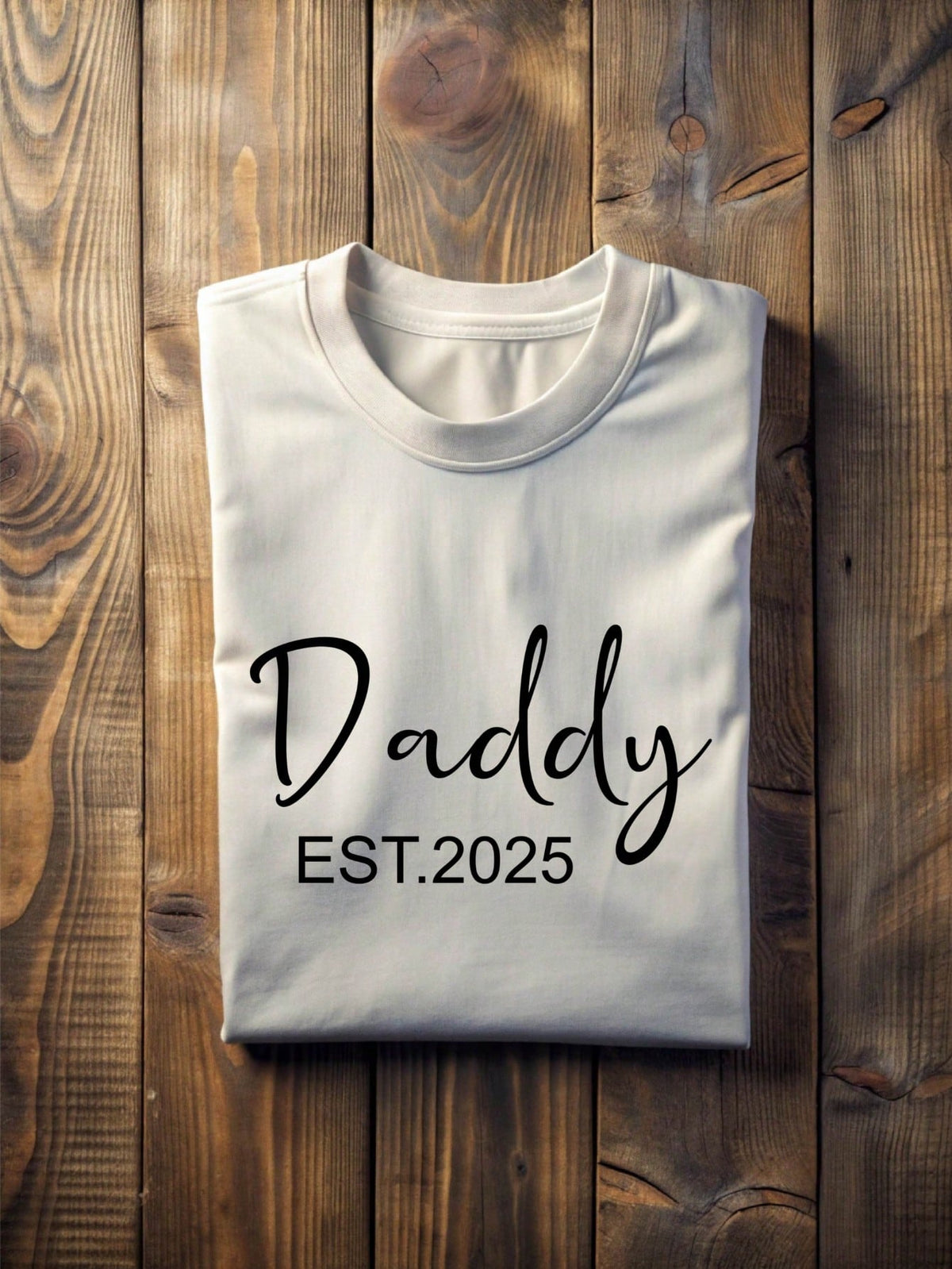 1 PC Daddy Mommy Est. 2025 T-Shirt