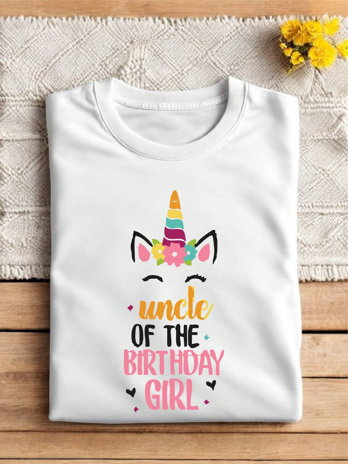 Uncle Of The Birthday Girl T-Shirt