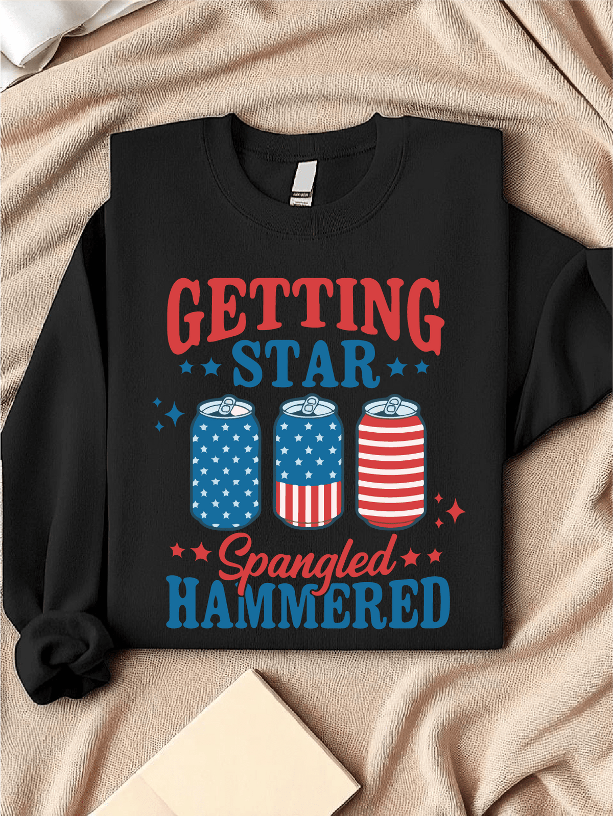 Getting Star Spangled Hammered Sweatshirt