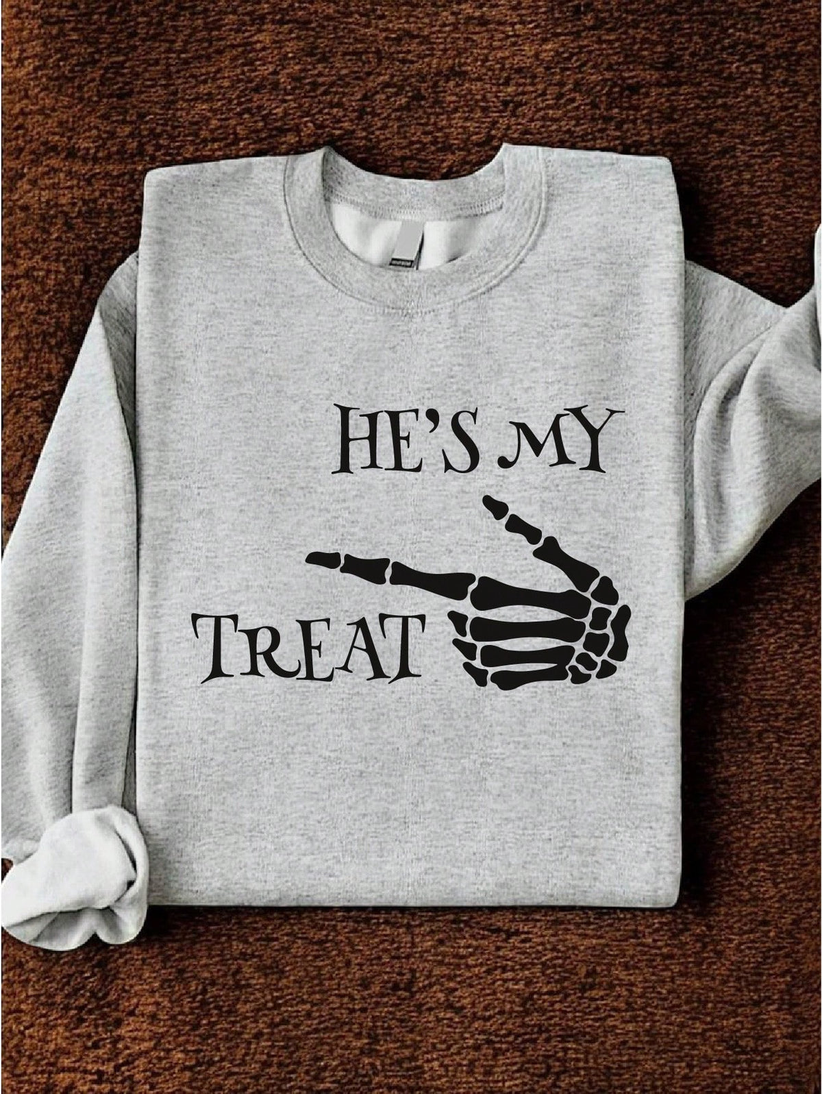 She Is My Trick He Is My Treat Sweatshirt