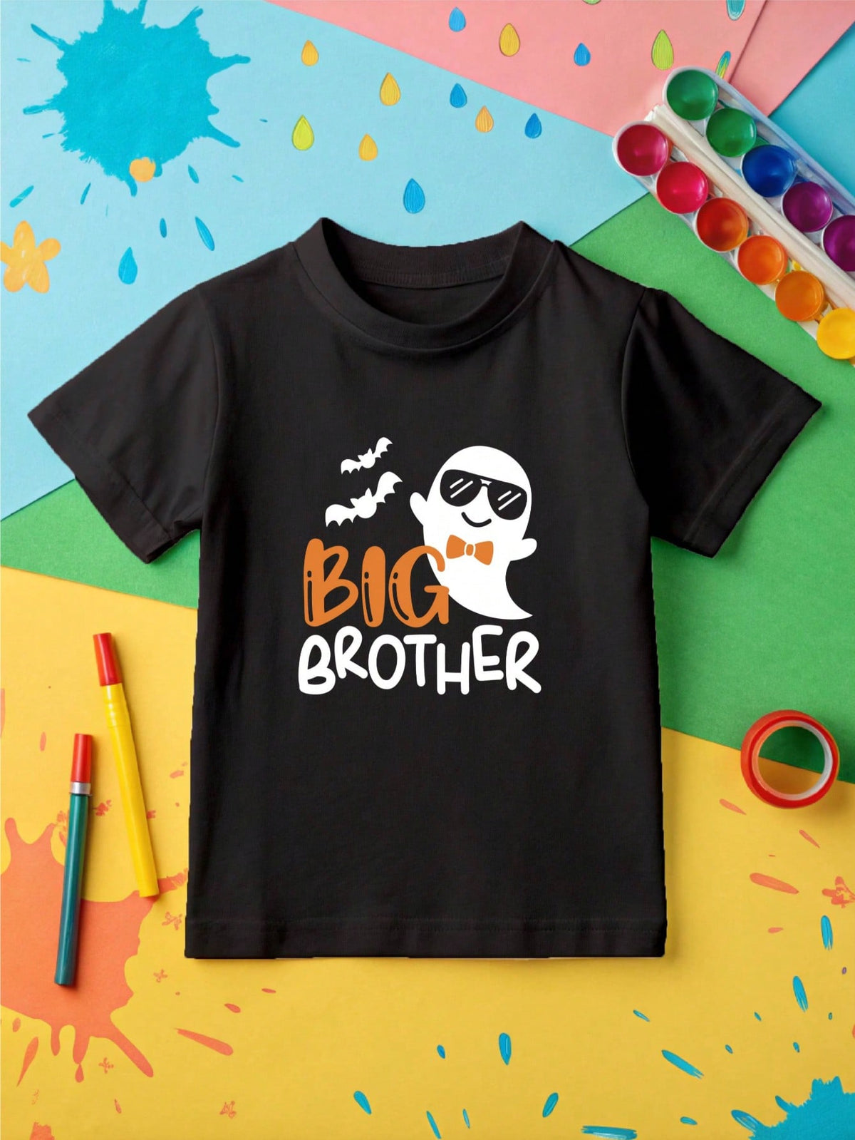 Halloween Big Brother Kids T-Shirt