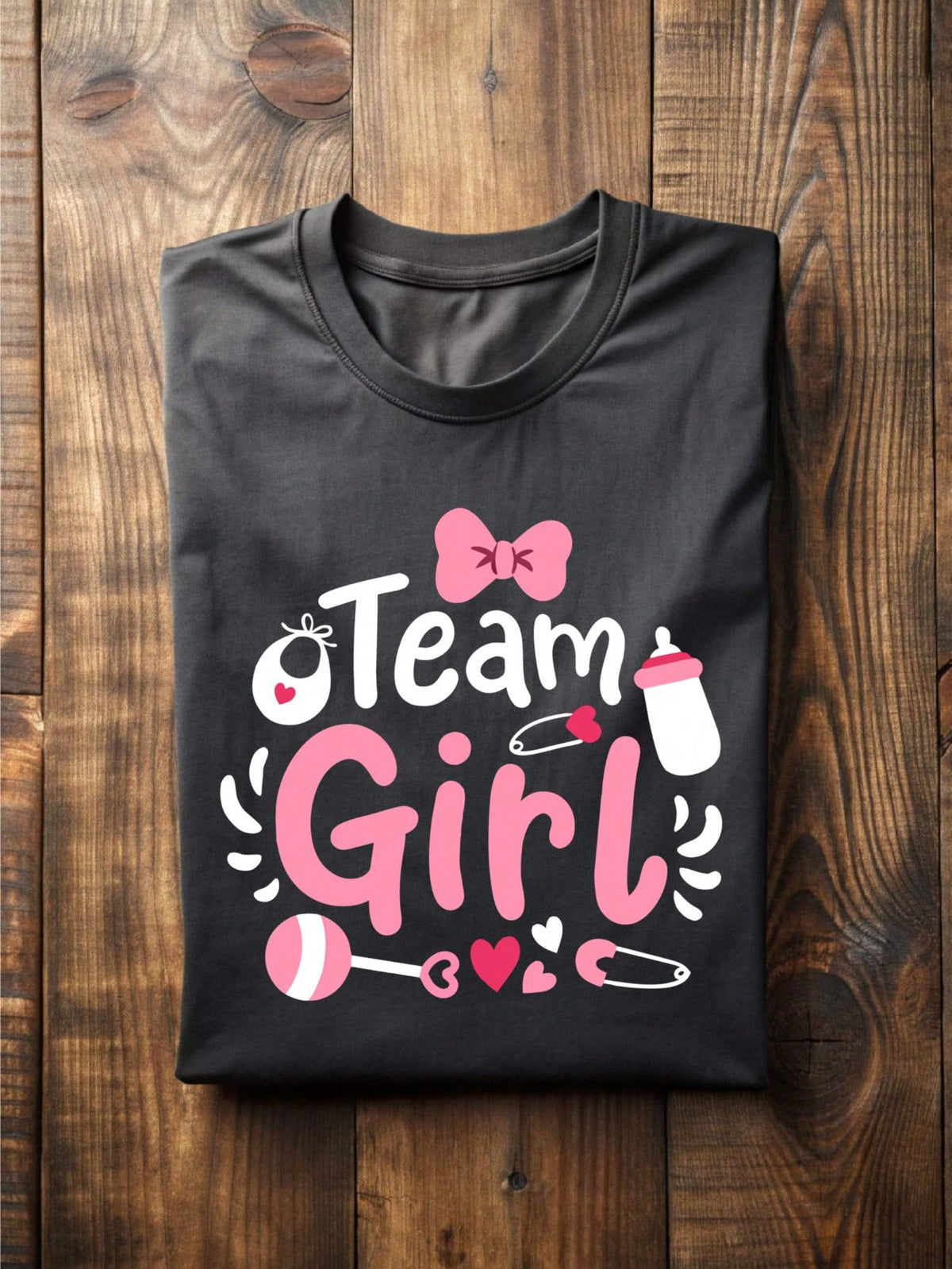 1 PC Team Girl Team Boy T-Shirt