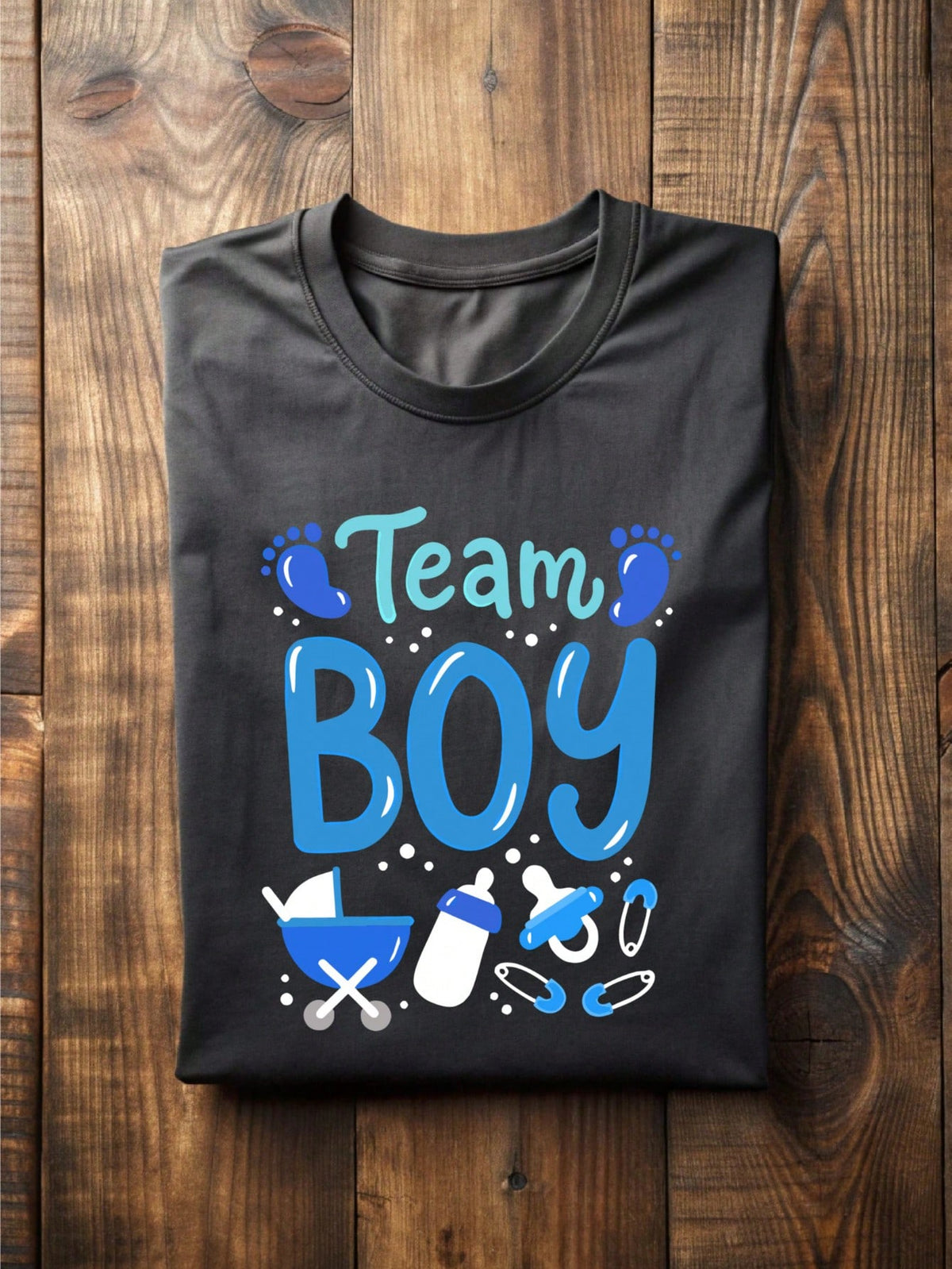 1 PC Team Girl Team Boy T-Shirt