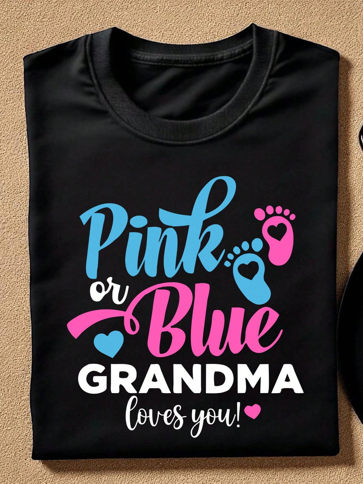 Pink Or Blue Grandma Loves You T-Shirt