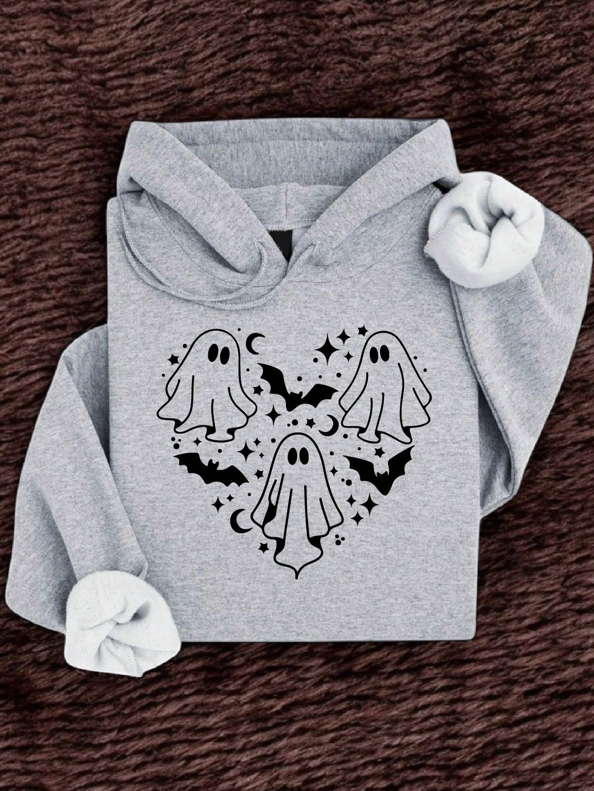 Halloween Ghost Heart Hoodie