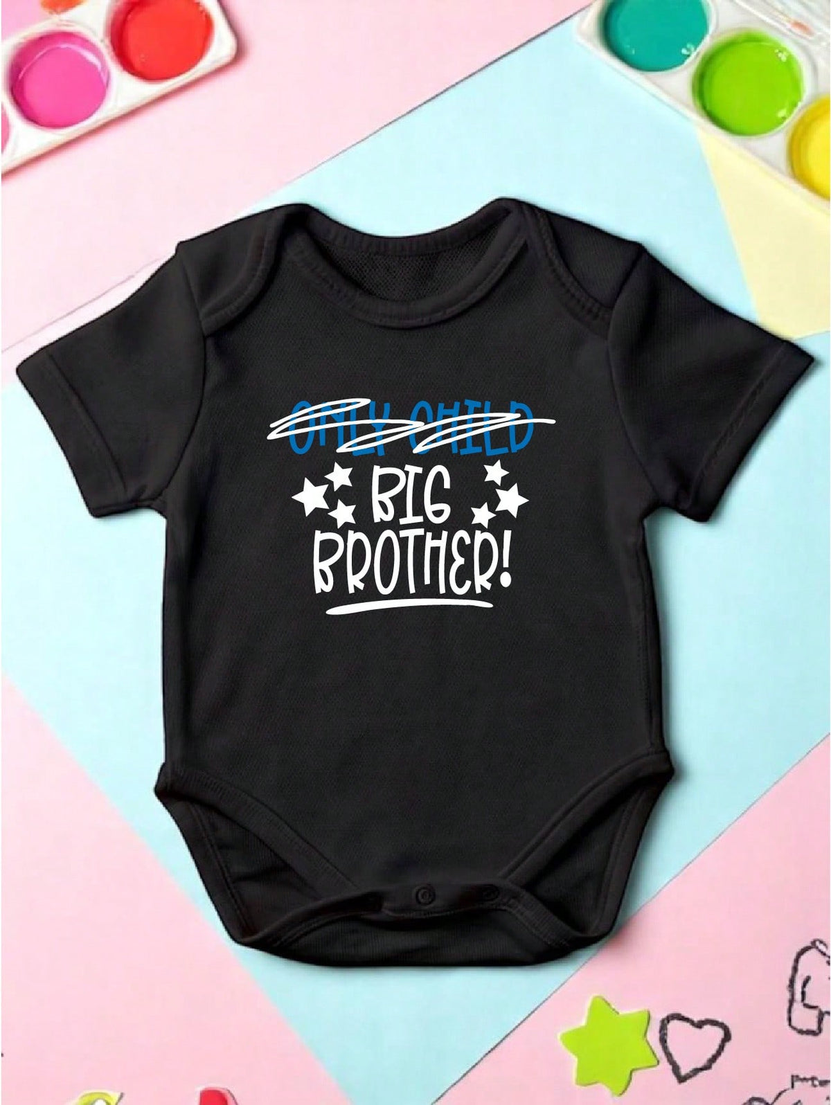 Only Child Big Brother & Big Sister Bodysuit