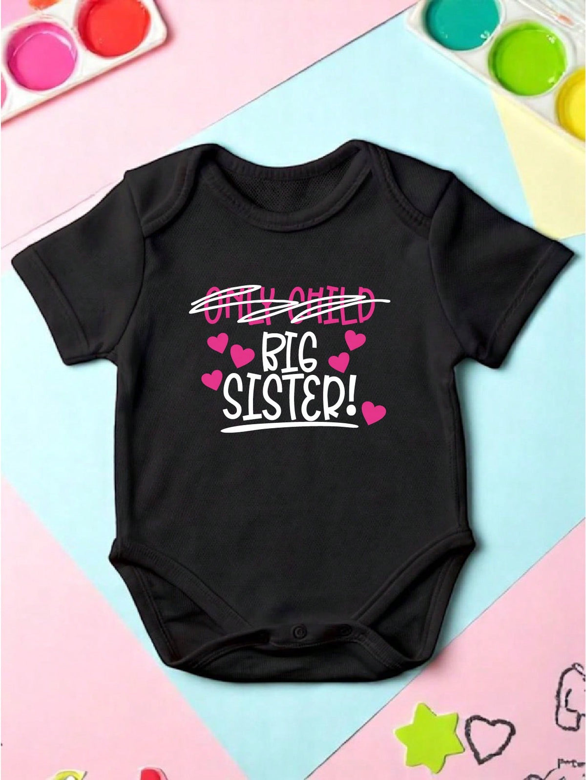Only Child Big Brother & Big Sister Bodysuit