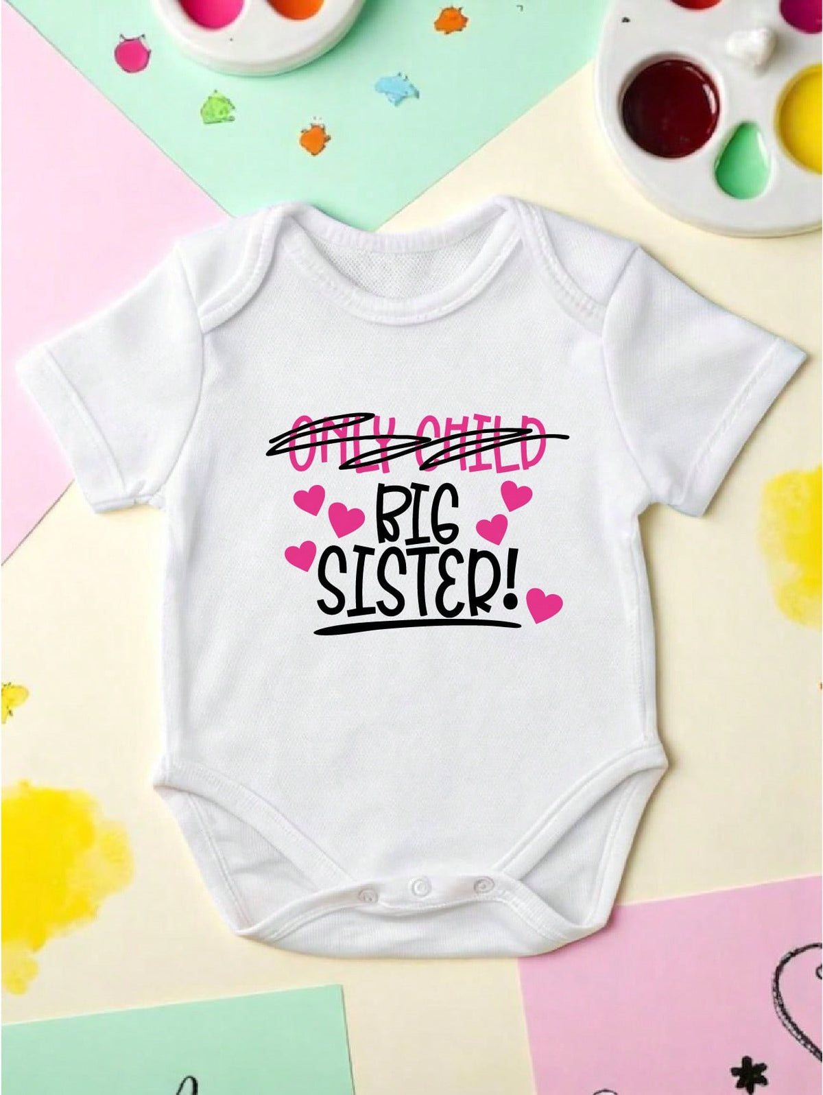 Only Child Big Brother & Big Sister Bodysuit