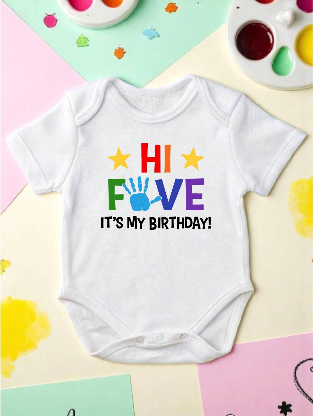 Hi Five It's My Birthday Bodysuit