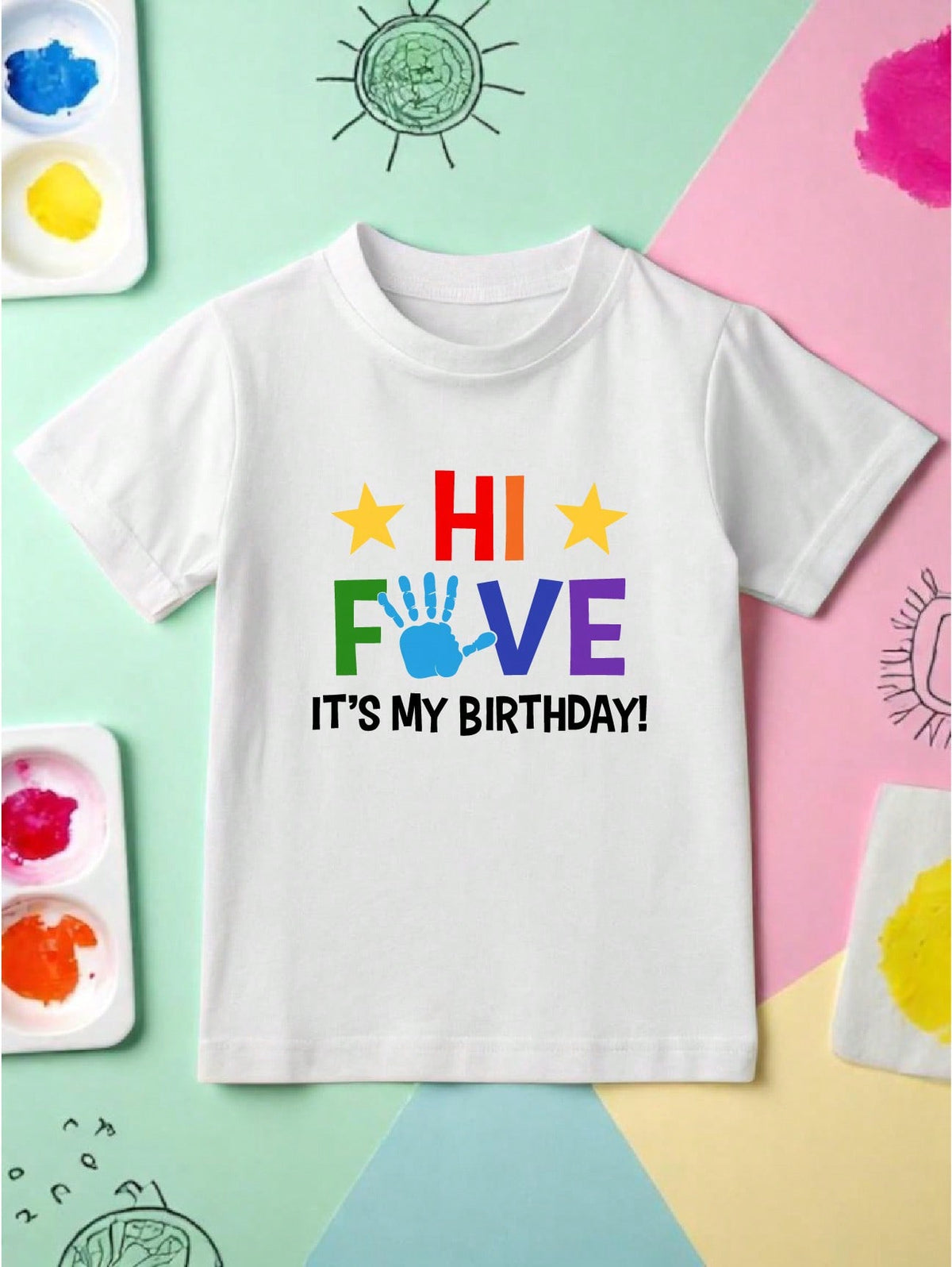 Hi Five It's My Birthday T-Shirt