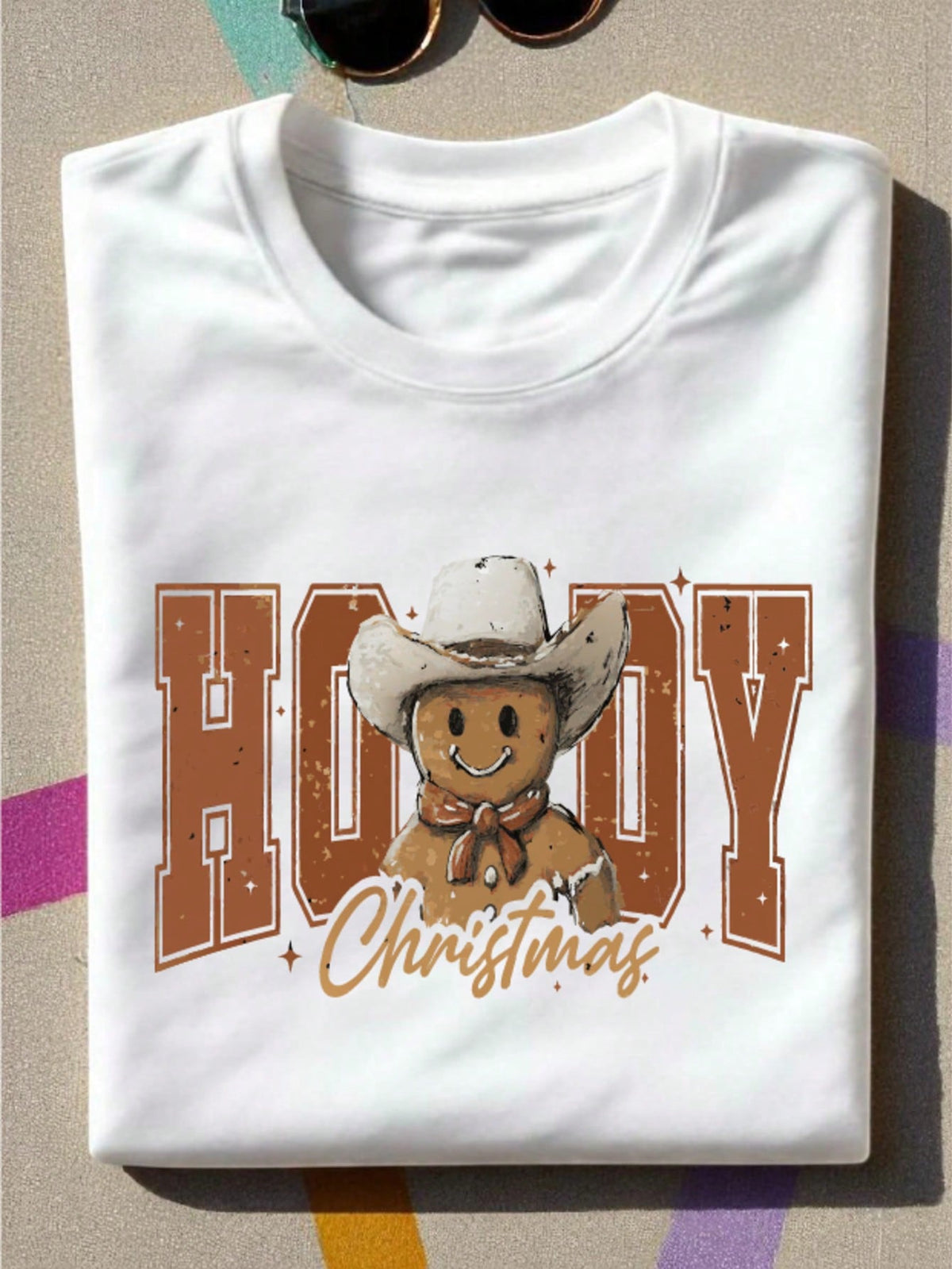 Howdy Christmas Gingerbread Man T-Shirt