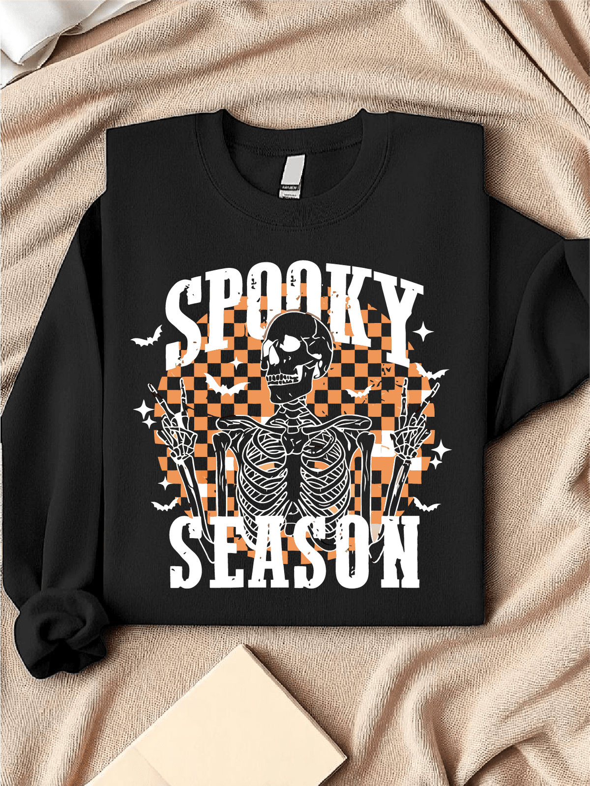 Vintage Halloween Skeleton Sweatshirt